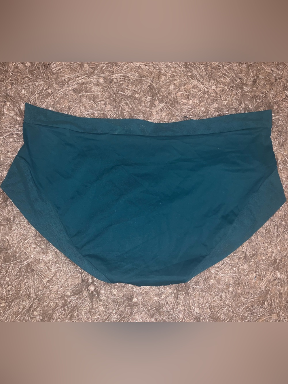 Auden Teal Seamless Hipster Bikini Briefs Invisible Edge size S NWT - Picture 2 of 3